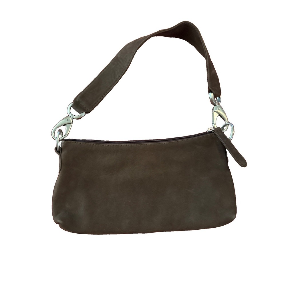 Hobo International Brown Leather Small Shoulder Handbag Purse 10 X 5 X 1"